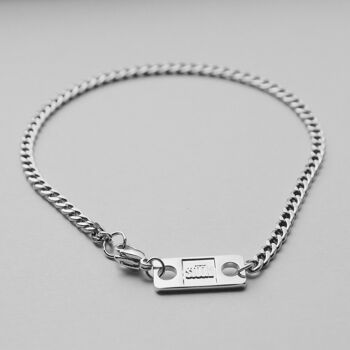 Bracelet HAVANA - Argent - Taille 2 Longueur : environ 11" (27,94 cm) 2