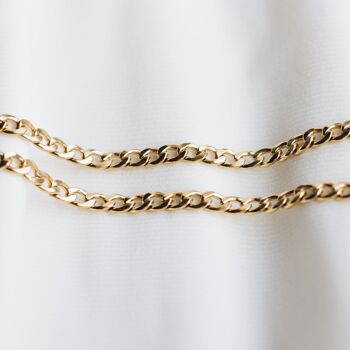 Bracelet HAVANA - Or - Taille 1 Longueur : environ 9" (22,9 cm) 4