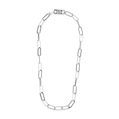 Collana CONNECTION - Argento - Taglia 2 - Circa 19" (48 cm)