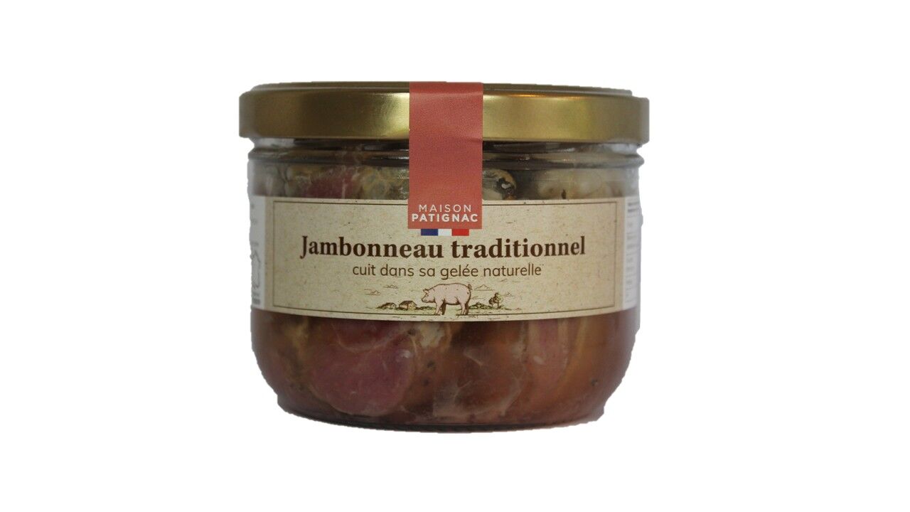 Traditioneller Premium-Schinken in natürlicher Sülze gekocht 360 G