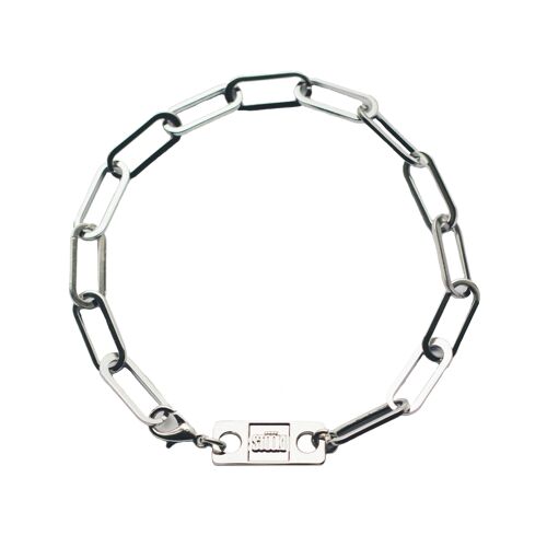 CONNECTION Bracelet - Silver - Size 1 Length: Approx 9" (22.9cm)