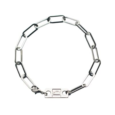 Bracelet CONNECTION - Argent - Taille 1 Longueur : environ 9" (22,9 cm)