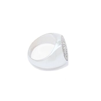 2045 BAGUE SOUVERAINE - BAGUE TAILLE N - ARGENT 9