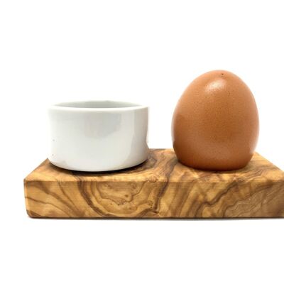 Egg holder Troué PLUS made of olive wood