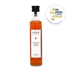 Sirop artisanal Gingembre Pomme Hibiscus - 25cl