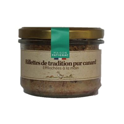 Hand-shredded pure duck rillettes