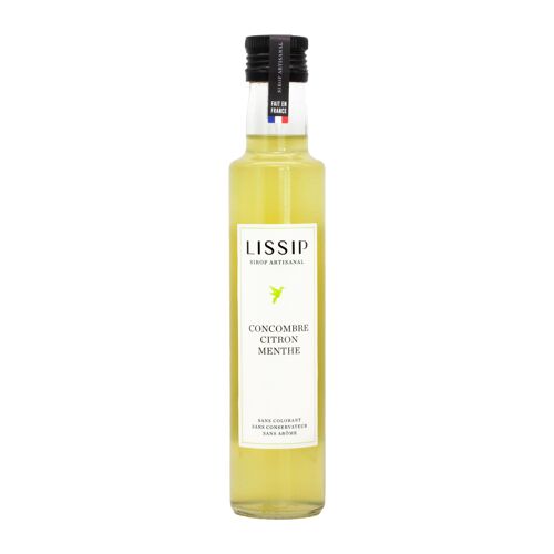 Sirop artisanal Concombre Citron Menthe - 25cl