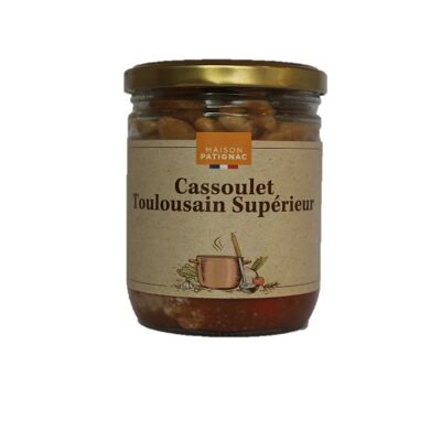 Traditional cassoulet with pork confit and Toulouse sausage 380g