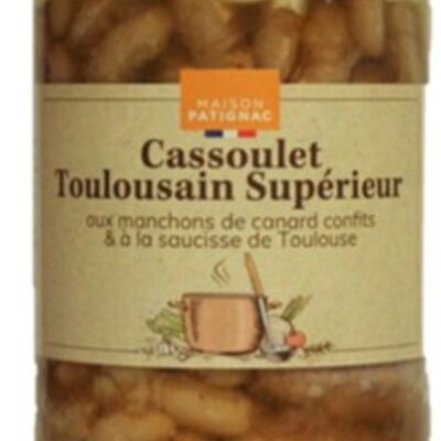 Cassoulet tradizionale con confit di maiale e salsiccia di Tolosa 790g