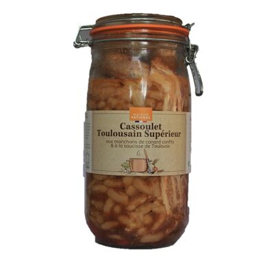 Traditional cassoulet with pork confit and Toulouse sausage 1350g