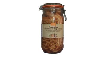 Cassoulet traditionnel au confit de porc et à la saucisse de Toulouse 790g