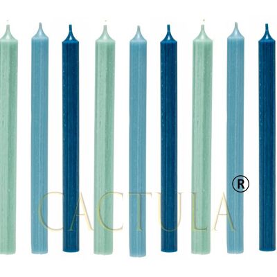 Candele cena 28 cm 9 PZ 2021 Trendy Blue