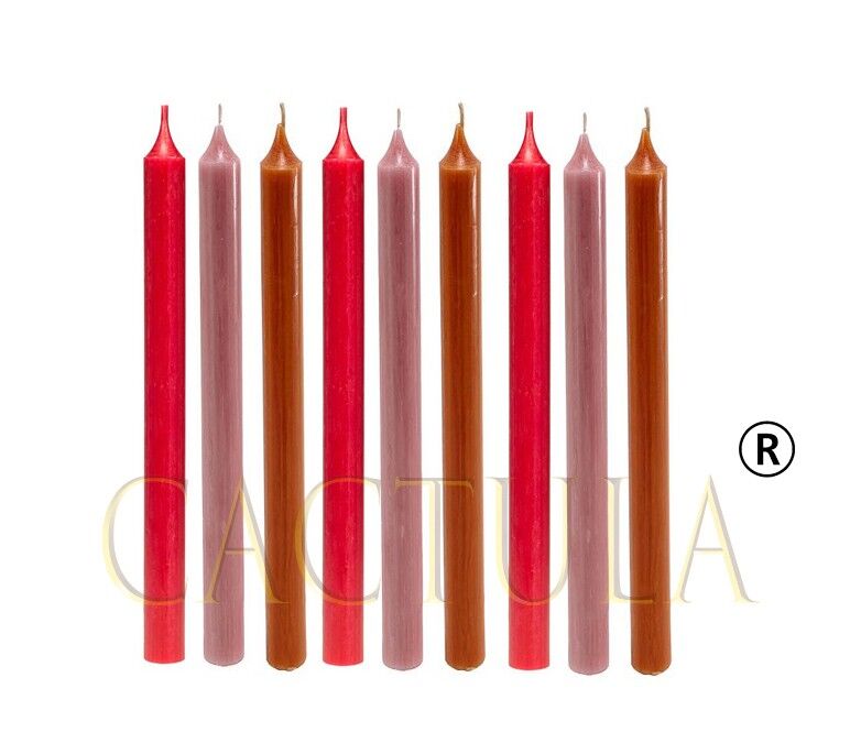 Candele per la cena 28 cm 9 PZ Pretty in pink