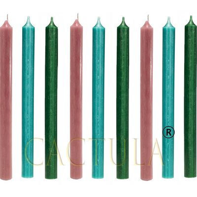 Dinner candles 28 cm 9 PCS Spring