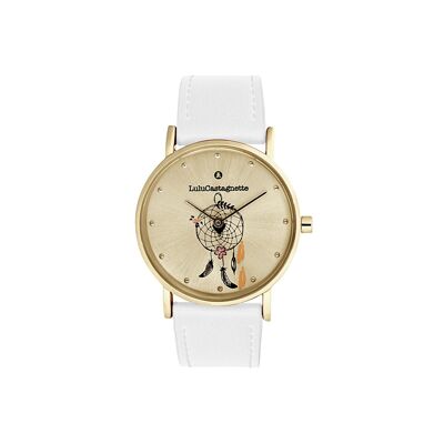 38944 - Montre fille analogique Lulu Castagnette - Bracelet cuir - Nina