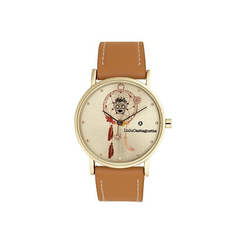 38945 - Montre fille analogique Lulu Castagnette - Bracelet cuir - Nina