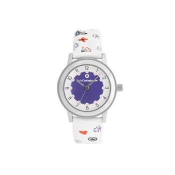 38950 - Montre fille analogique Lulu Castagnette - Bracelet cuir - Bohème