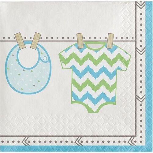 Celebrations Value Bundle of Joy Boy Beverage Napkins 2 ply