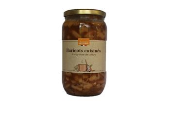 Haricots blancs cuisinés à la graisse de canard 790g