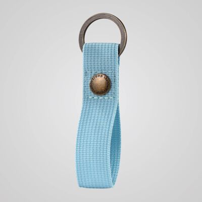 Troop London Pratico anello portachiavi Baby Blue