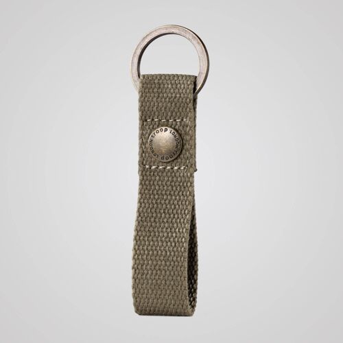 Troop London Practical Loop Keyring Khaki