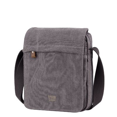 TRP0242 Troop London Classic Canvas Across Body Bag Carbón