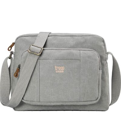 TRP0234 Troop London Classic Sac bandoulière en toile Gris cendré