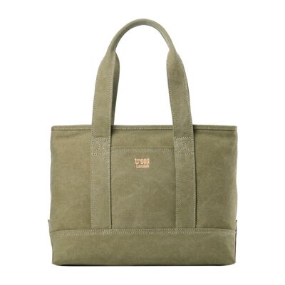 TRP0541 Troop London Classic Canvas Bandolera / Tote Bag Caqui