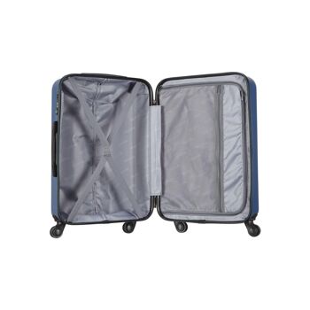 TT001 Ensemble complet - Troop London Hard Shell 8 roues Trolley Case léger (3 pièces) Marine - Ensemble complet 4