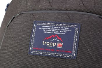 TB007 Troop London Heritage 15" Sac à dos pour ordinateur portable - Sac à dos végétalien Eco-Friendly Noir 10