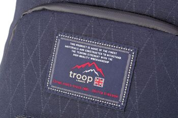 TB007 Troop London Heritage 15" Sac à dos pour ordinateur portable - Sac à dos végétalien Eco-Friendly Navy 9