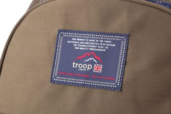 TB006 Troop London Heritage 15" Sac à dos pour ordinateur portable - Sac à dos végétalien Eco-Friendly Olive 8