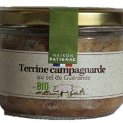 Organic country terrine with Guérande salt