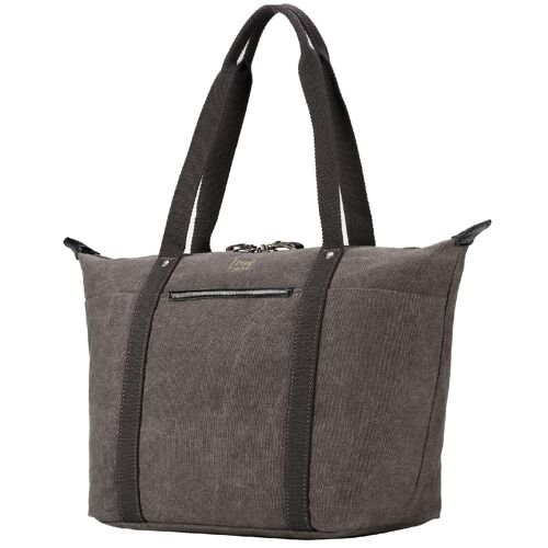 TRP0505 Troop London Classic Canvas Travel Tote Black