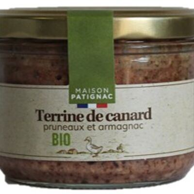 Duck terrine, Agen Armagnac prunes