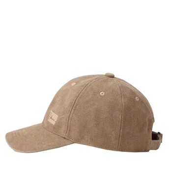 TRP0504 Troop London Accessories Casquette de baseball en toile, chapeau d'extérieur, chapeau de soleil marron 3