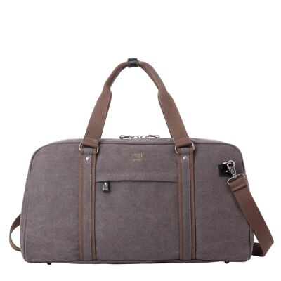 TRP0389 Troop London Classic Canvas Travel Duffel Bag, Large Holdall Negro