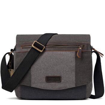 TRP0387 Troop London Urban Messenger Bag Gris. 1