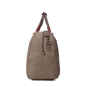 TRP0263 Troop London Classic Canvas Fourre-tout - Grand Marron 5