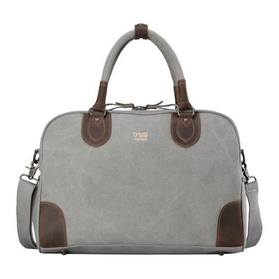 TRP0262 Troop London Classic Canvas Holdall - Small Ash Grey