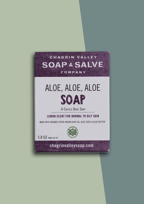 Chagrin Valley Soap Aloe Aloe Aloe