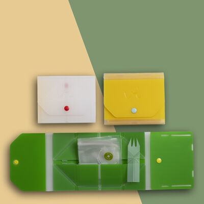 Lunchbox pieghevole Vi verde