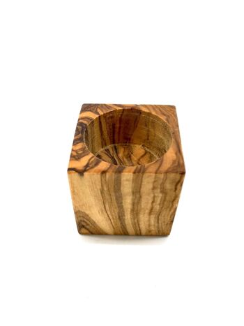 Cubes de coquetiers en bois d'olivier 4
