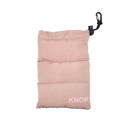 Padded phone pouch (soft pink)