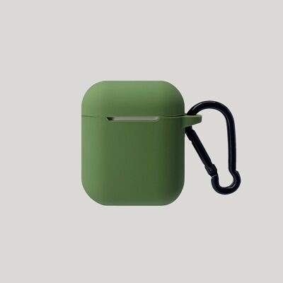 Airpods silicone case (olive)