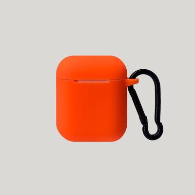 CUSTODIA IN SILICONE AIRPODS (ARANCIO)