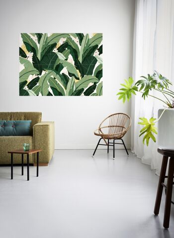 IXXI - Banana LeafNeutral White M - Wall art - Poster - Wall Decoration 1