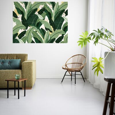 IXXI - Banana LeafNeutral White M - Wall art - Poster - Wall Decoration