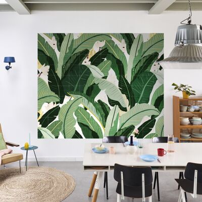 IXXI - Banana LeafNeutral White L - Wall art - Poster - Wall Decoration