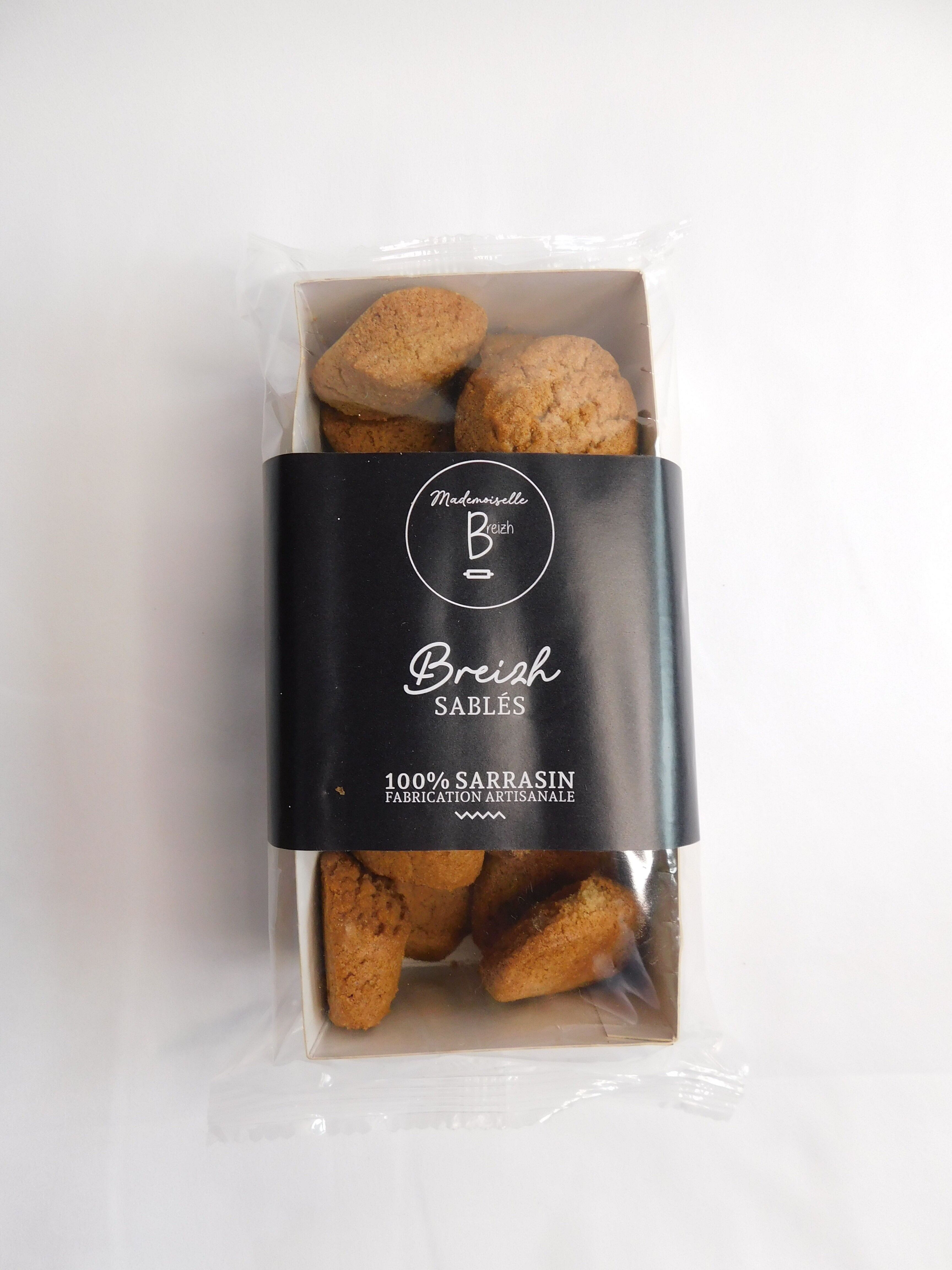 Breizh Sablés - Mantequilla pura de mantequilla con harina de trigo sarraceno